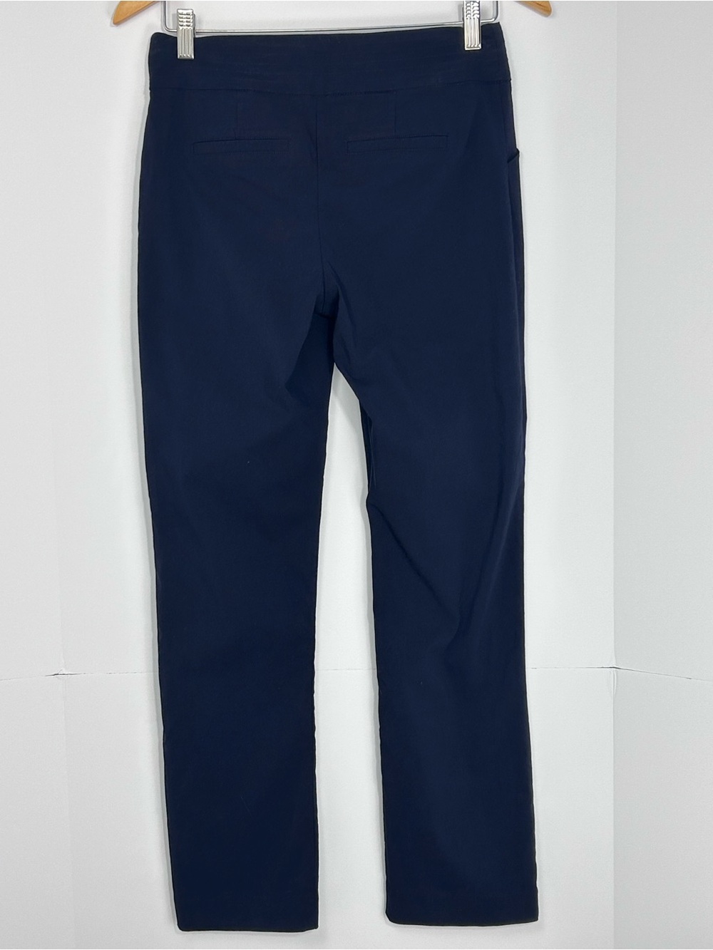 Reitmans Petite Navy Straight Leg Pull-On Pants Size 6